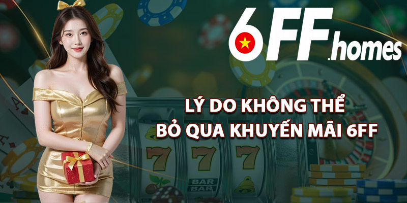 Lý Do Không Thể Bỏ Qua Khuyến Mãi 6FF
